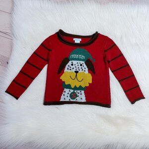 Company Kids Knit Christmas Dog Sweater - Size S